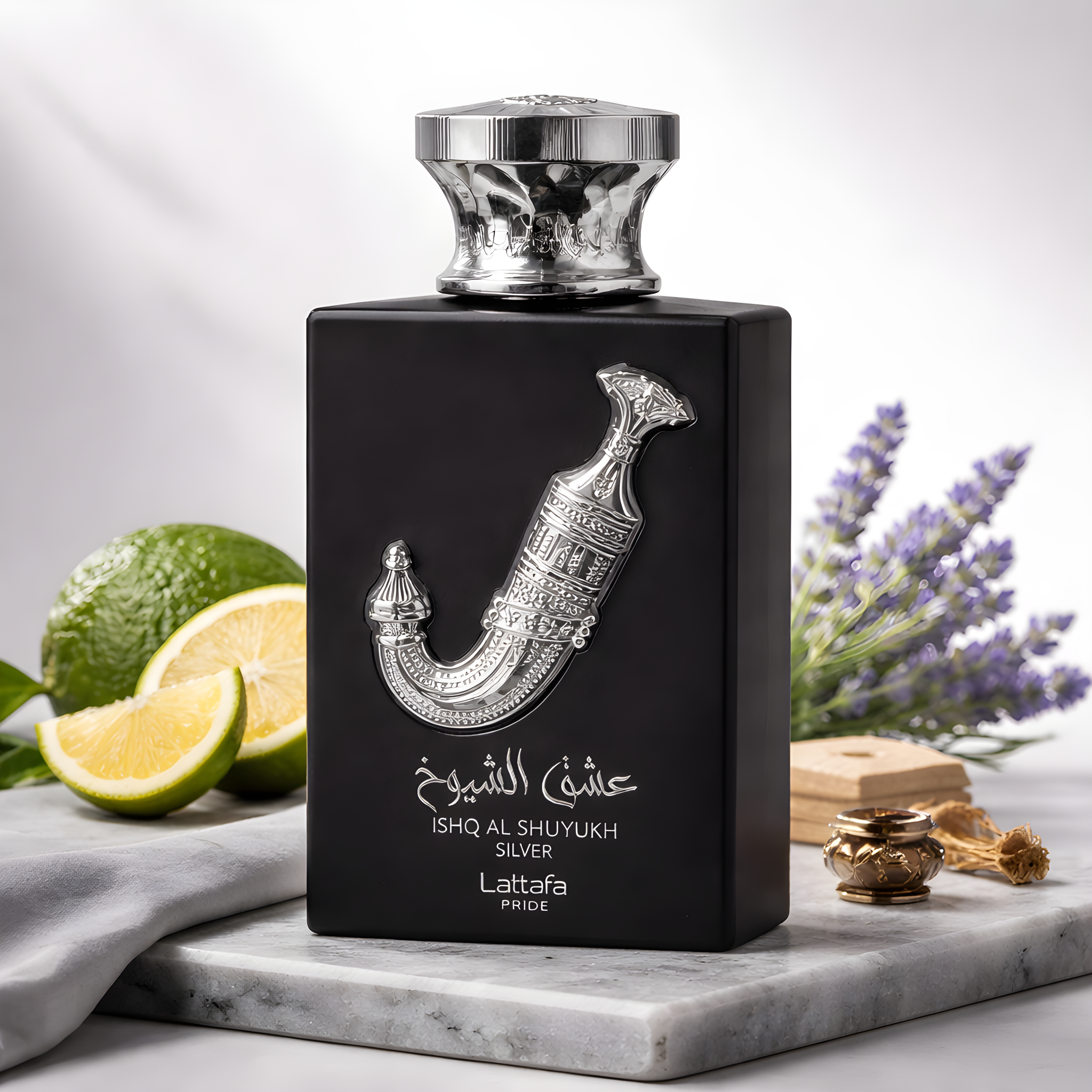 Lattafa Pride Ishq Al Shuyukh Silver 100ml EDP Men Fresh Perfume